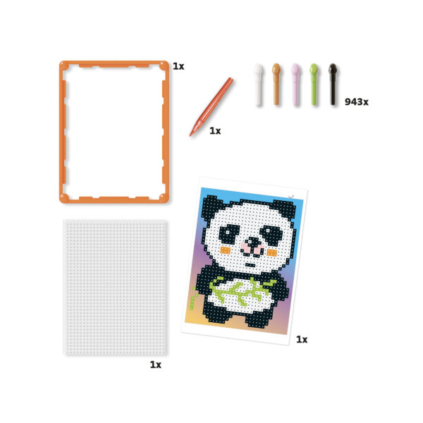 Pixel Art Basic Panda - Imagen de 4